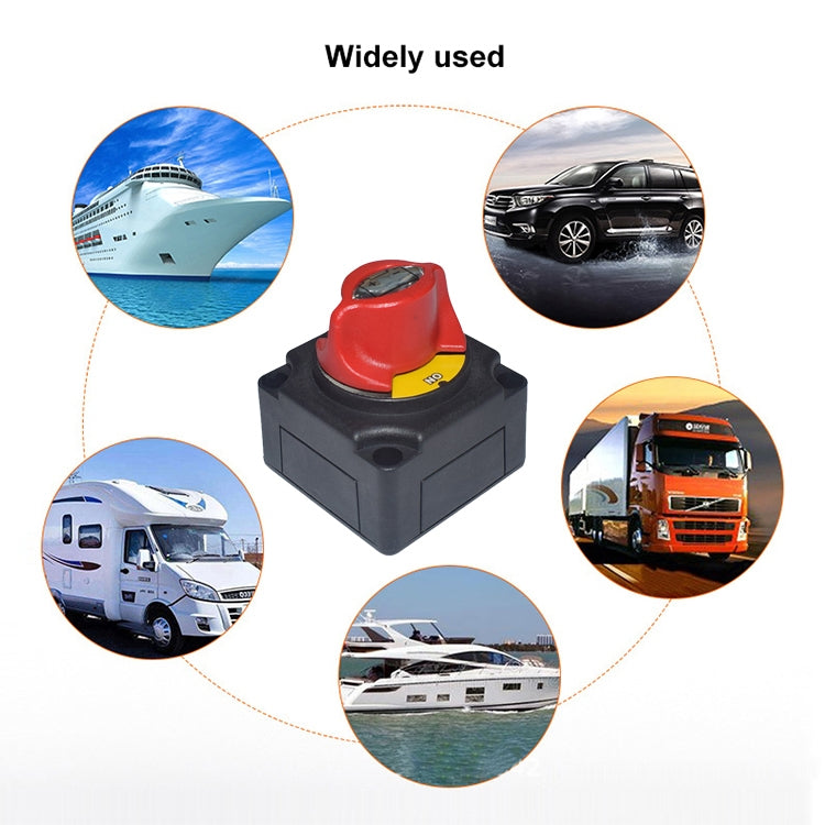 Selettore batteria per auto, camper, barca marina, isolatore, scollegare l'interruttore rotante, A1201