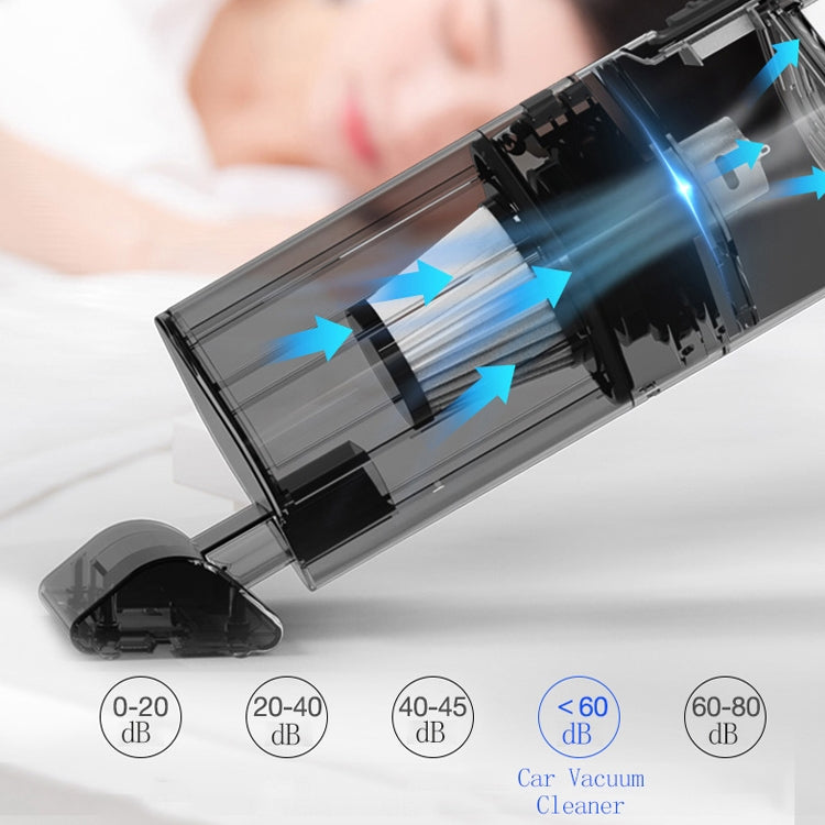 Aspirapolvere potente portatile wireless da 120 W per auto, Wireless (Black), Wireless (White)