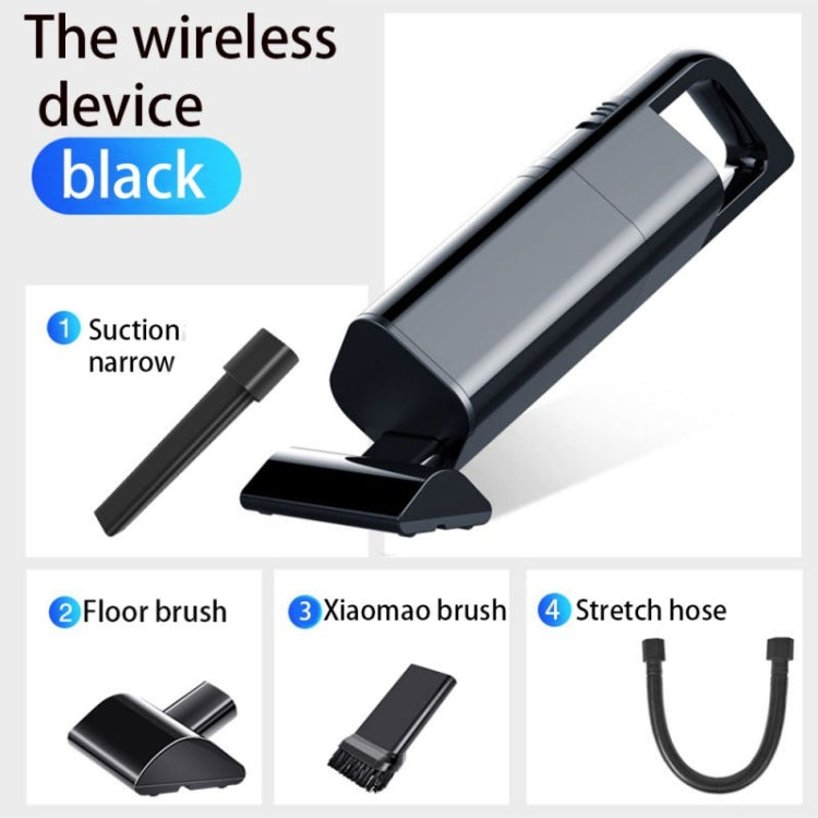 Aspirapolvere potente portatile wireless da 120 W per auto, Wireless (Black), Wireless (White)