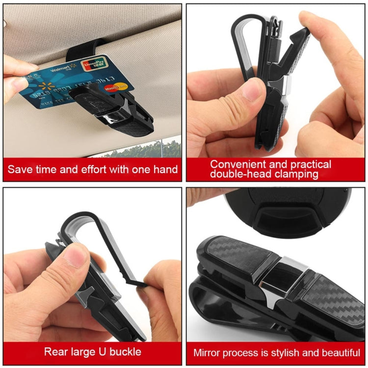 Porta banconote e occhiali da auto con clip e borsa OPP