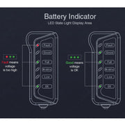TIROL T16897 Tester per alternatore batteria digitale per auto da 12 V Display a 6 luci a LED, TIROL T16897