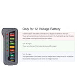 TIROL T16897 Tester per alternatore batteria digitale per auto da 12 V Display a 6 luci a LED, TIROL T16897