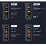 TIROL T16897 Tester per alternatore batteria digitale per auto da 12 V Display a 6 luci a LED, TIROL T16897