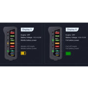 TIROL T16897 Tester per alternatore batteria digitale per auto da 12 V Display a 6 luci a LED, TIROL T16897