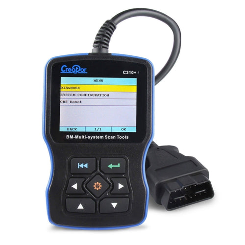 Creator C310+ V7.6 Scanner per auto OBD2 Strumento diagnostico per auto OBD 2 Scanner automobilistico per BMW, Creator C310+