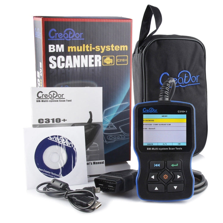 Scanner diagnostico auto OBD2 Creator C310+ per BMW