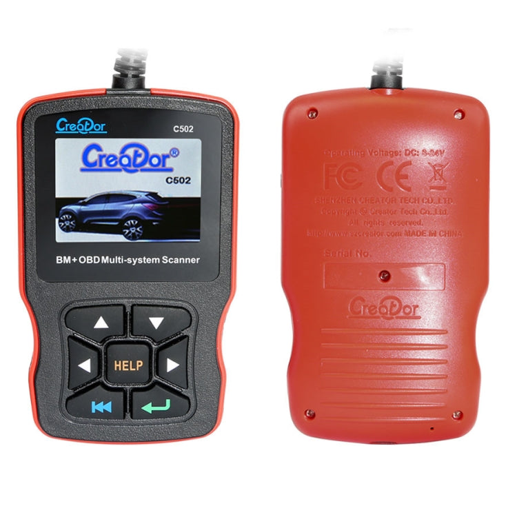 Creator C502 V7.6 Strumento diagnostico per auto scanner multi-sistema OBD2 per Mercedes-Benz prima del 2016 Tutti i modelli, Creator C502