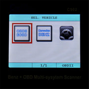 Creator C502 V7.6 Strumento diagnostico per auto scanner multi-sistema OBD2 per Mercedes-Benz prima del 2016 Tutti i modelli, Creator C502