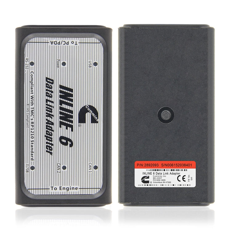 Scanner per strumenti diagnostici per carichi pesanti con adattatore di collegamento dati Cummins Inline6, Diagnostic Tool Scanner