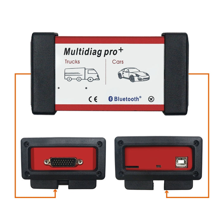 Multidiag Pro+ Scanner Diagnostico OBD2 Bluetooth per Auto e Cami