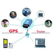 TK206 2G GPS OBD2 Allarme vibrazione antifurto GSM Quad Band in tempo reale GSM GPRS Mini GPS Tracker per auto, TK206 (Black), TK206 (Blue)