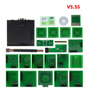 XPROG V5.55 Interfaccia di programmazione ECU con scatola in metallo nero, Programming Interface