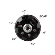 Ugello multiforo multifunzionale 6 in 1 Ugello per lavaggio auto ad alta pressione per idropulitrice, 6-in-1 Multi-hole Nozzle