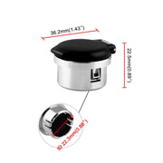 Fermo per spina accendisigari di ricambio cromato per auto 12V, Plug Retainer