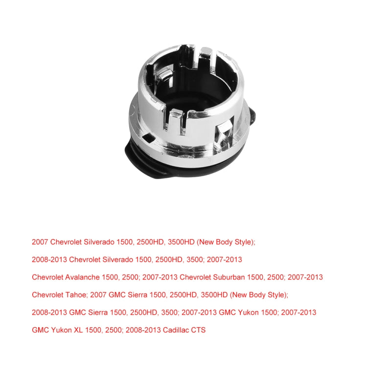 Fermo per spina accendisigari di ricambio cromato per auto 12V, Plug Retainer