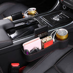 Console portaoggetti laterale per sedile auto in pelle PU