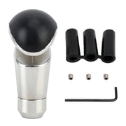 Pomello del cambio universale per auto in pelle cava + metallo, Gear Shift Knob
