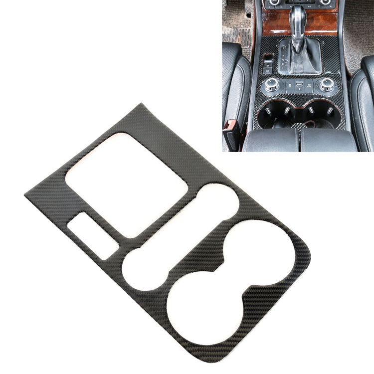 Adesivo decorativo per telaio del pannello del cambio in fibra di carbonio per auto per Volkswagen Touareg, Gearshift Panel