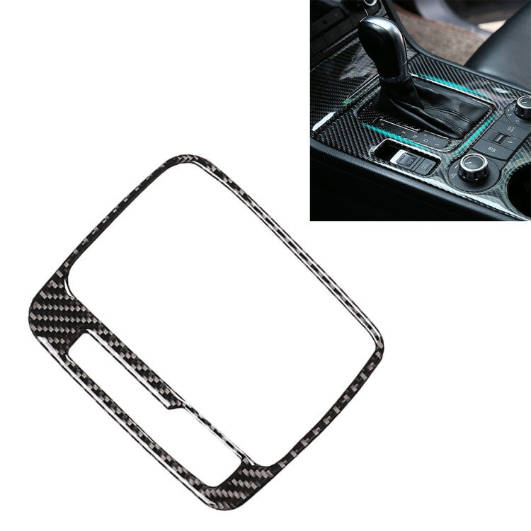Adesivo decorativo per pannello di posizione del cambio in fibra di carbonio per auto per Volkswagen Touareg, Gear Position Panel