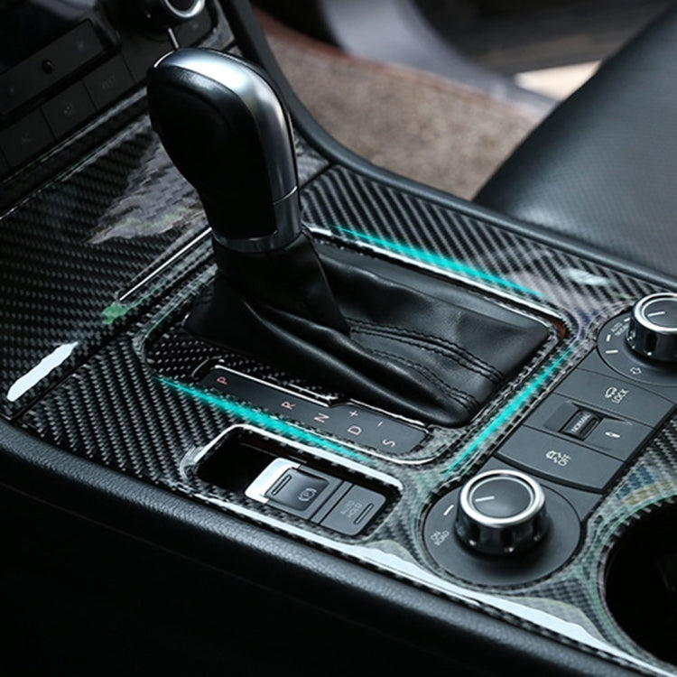 Adesivo decorativo per pannello di posizione del cambio in fibra di carbonio per auto per Volkswagen Touareg, Gear Position Panel
