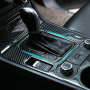 Adesivo decorativo per pannello di posizione del cambio in fibra di carbonio per auto per Volkswagen Touareg, Gear Position Panel