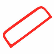 Adesivo decorativo per pannello aria condizionata in fibra di carbonio per auto per Volkswagen Touareg, Air Conditioning Panel