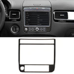 Adesivo decorativo per pannello di navigazione in fibra di carbonio per auto per Volkswagen Touareg, Navigation Panel