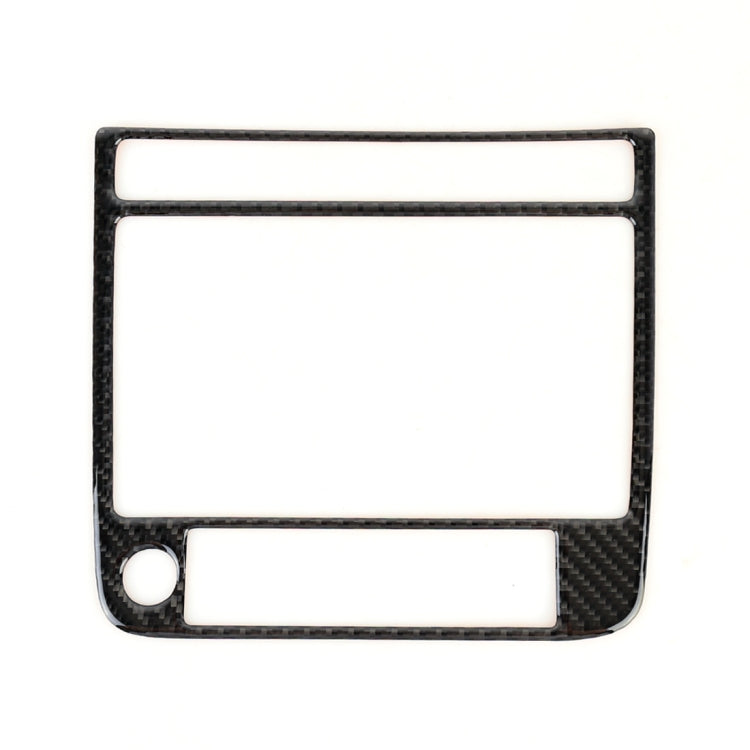 Adesivo decorativo per pannello di navigazione in fibra di carbonio per auto per Volkswagen Touareg, Navigation Panel