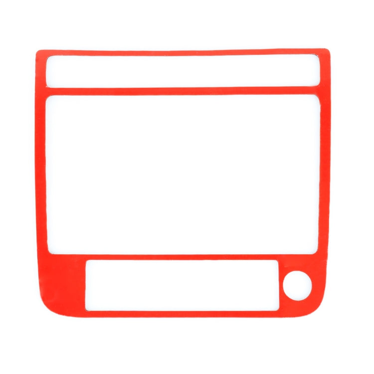 Adesivo decorativo per pannello di navigazione in fibra di carbonio per auto per Volkswagen Touareg, Navigation Panel