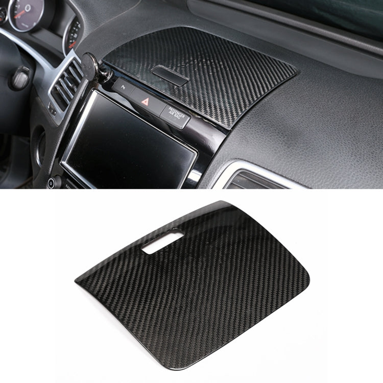 Adesivo decorativo per cornice pannello strumenti pannello strumenti in fibra di carbonio per Volkswagen Touareg, Instrument Panel Storage Panel