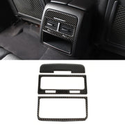 Adesivo decorativo per presa d'aria posteriore in fibra di carbonio per auto da 3 pezzi per Volkswagen Touareg, Rear Air Outlet
