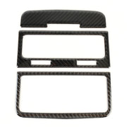 Adesivo decorativo per presa d'aria posteriore in fibra di carbonio per auto da 3 pezzi per Volkswagen Touareg, Rear Air Outlet