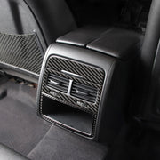 Adesivo decorativo per presa d'aria posteriore in fibra di carbonio per auto da 3 pezzi per Volkswagen Touareg, Rear Air Outlet