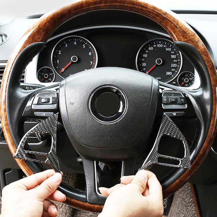 Adesivo in fibra di carbonio per pulsanti Volkswagen Touareg