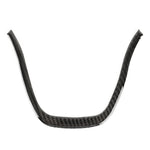 Adesivo decorativo per telaio esterno del volante in fibra di carbonio per auto per Volkswagen Touareg, Steering Wheel Outer Frame