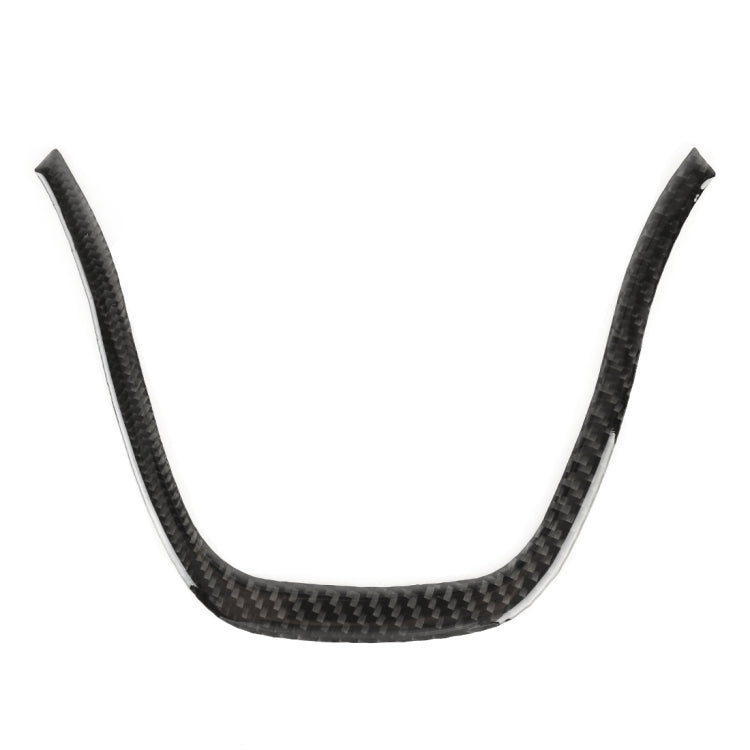 Adesivo decorativo per telaio esterno del volante in fibra di carbonio per auto per Volkswagen Touareg, Steering Wheel Outer Frame