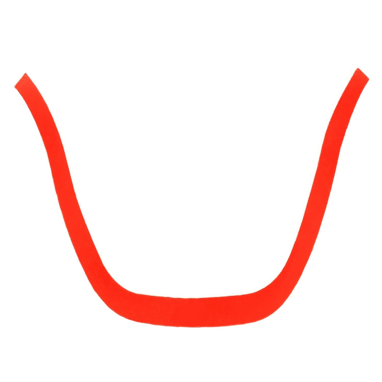 Adesivo decorativo per telaio esterno del volante in fibra di carbonio per auto per Volkswagen Touareg, Steering Wheel Outer Frame