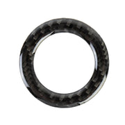 Adesivo decorativo per telaio centrale del volante in fibra di carbonio per auto per Volkswagen Touareg, Steering Wheel Middle Frame