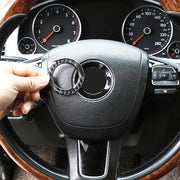 Adesivo decorativo per telaio centrale del volante in fibra di carbonio per auto per Volkswagen Touareg, Steering Wheel Middle Frame