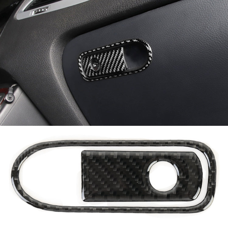Adesivo decorativo per interruttore box bracciolo sedile passeggero anteriore in fibra di carbonio per auto per Volkswagen Touareg, Front Passenger Seat Armrest Box Switch