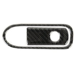 Adesivo decorativo per interruttore box bracciolo sedile passeggero anteriore in fibra di carbonio per auto per Volkswagen Touareg, Front Passenger Seat Armrest Box Switch