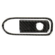 Adesivo decorativo per interruttore box bracciolo sedile passeggero anteriore in fibra di carbonio per auto per Volkswagen Touareg, Front Passenger Seat Armrest Box Switch