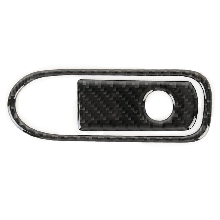 Adesivo decorativo per interruttore box bracciolo sedile passeggero anteriore in fibra di carbonio per auto per Volkswagen Touareg, Front Passenger Seat Armrest Box Switch