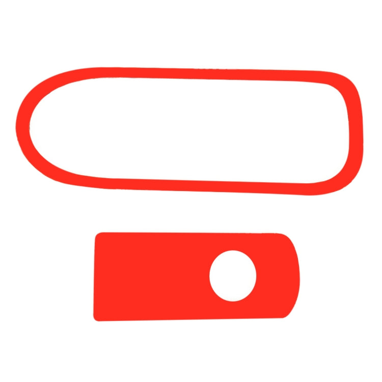 Adesivo decorativo per interruttore box bracciolo sedile passeggero anteriore in fibra di carbonio per auto per Volkswagen Touareg, Front Passenger Seat Armrest Box Switch