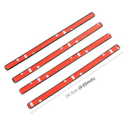 3R-2152 4 PZ Protezioni protettive per strisce anti-collisione per carrozzeria universale in silicone Adesivi per finiture in silicone, 3R-2152 Anti-collision Strip