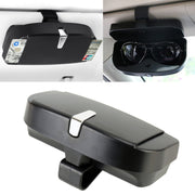 Custodia per occhiali multifunzionale per auto, scatola per occhiali da sole con slot per schede, stile piatto, Flat Style (Black), Flat Style (Pink), Flat Style (Grey), Flat Style (Beige)