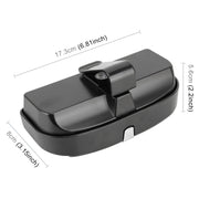 Custodia per occhiali multifunzionale per auto, scatola per occhiali da sole con slot per schede, stile piatto, Flat Style (Black), Flat Style (Pink), Flat Style (Grey), Flat Style (Beige)