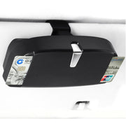 Custodia per occhiali multifunzionale per auto, scatola per occhiali da sole con slot per schede, stile piatto, Flat Style (Black), Flat Style (Pink), Flat Style (Grey), Flat Style (Beige)