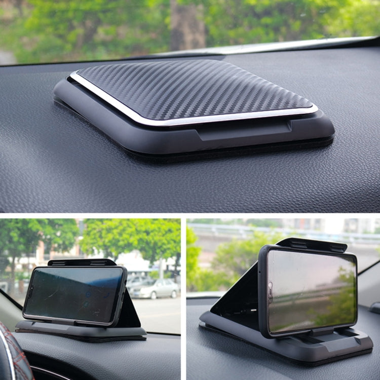 Supporto per cellulare in silicone con struttura in fibra di carbonio per auto per cellulare da 3,5-6,8 pollici, Phone Holder for 3.5-6.8 inches Cellphone