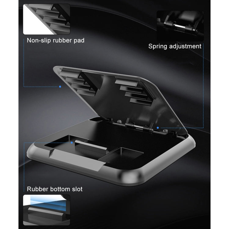 Supporto per cellulare in silicone con struttura in fibra di carbonio per auto per cellulare da 3,5-6,8 pollici, Phone Holder for 3.5-6.8 inches Cellphone